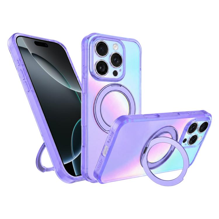 Custodia con anello magnetico a specchio per iPhone 15 Pro Max