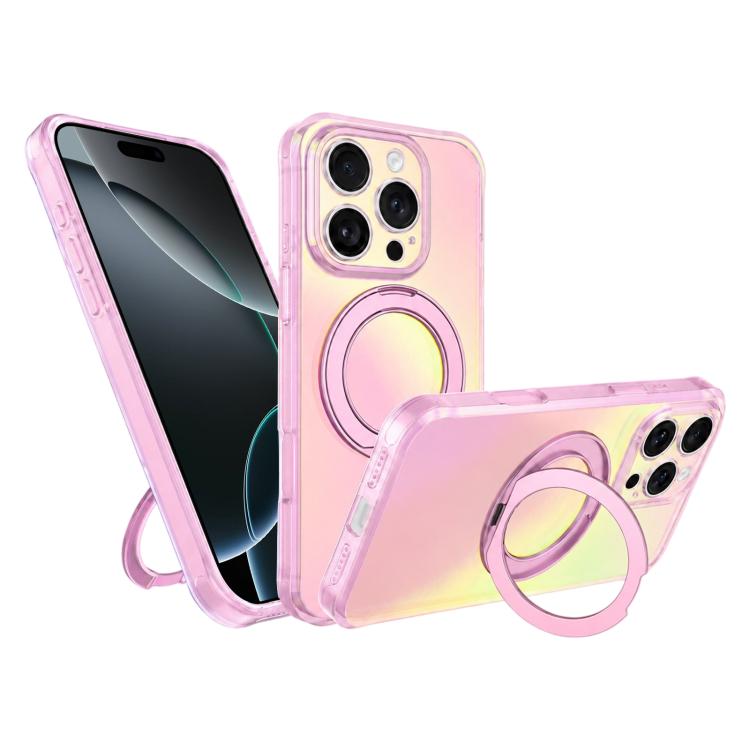Custodia con anello magnetico a specchio per iPhone 15 Pro Max