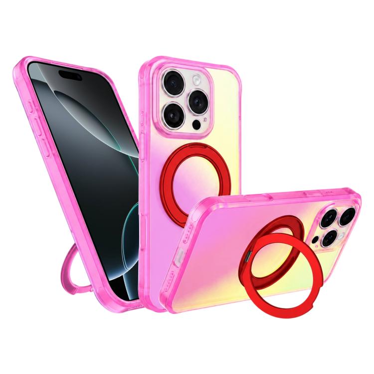 Custodia con anello magnetico a specchio per iPhone 15 Pro Max