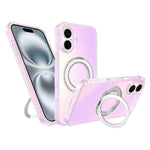 Custodia con anello magnetico a specchio per iPhone 15 Pro Max