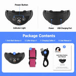 Collare per addestramento cani antiabbaio automatico ricaricabile tramite USB PaiPaitek PD258V, PD258V
