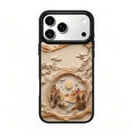Custodia magnetica in silicone per iPhone 17 Pro Max serie Earth Series