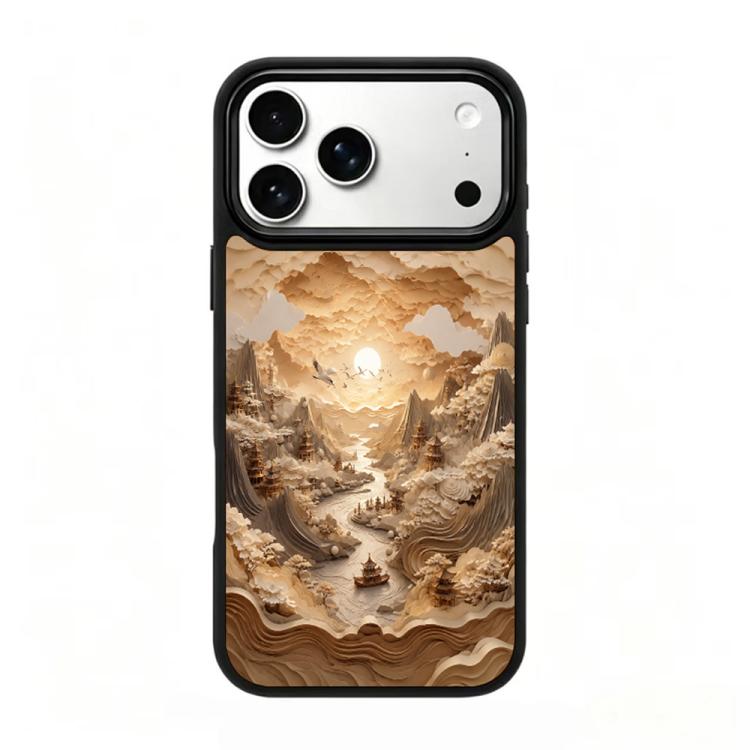 Custodia magnetica in silicone per iPhone 17 Pro Max serie Earth Series