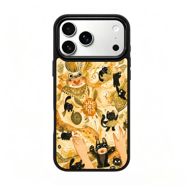 Custodia magnetica in silicone per iPhone 17 Pro Max serie Earth Series