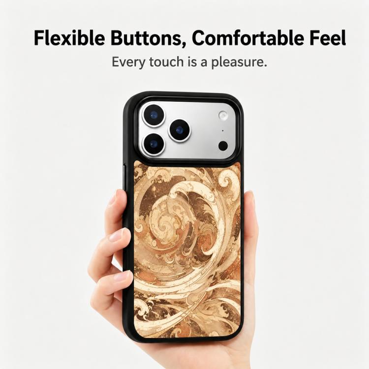 Custodia magnetica in silicone per iPhone 17 Pro Max serie Earth Series