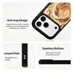 Custodia magnetica in silicone per iPhone 17 Pro Max serie Earth Series