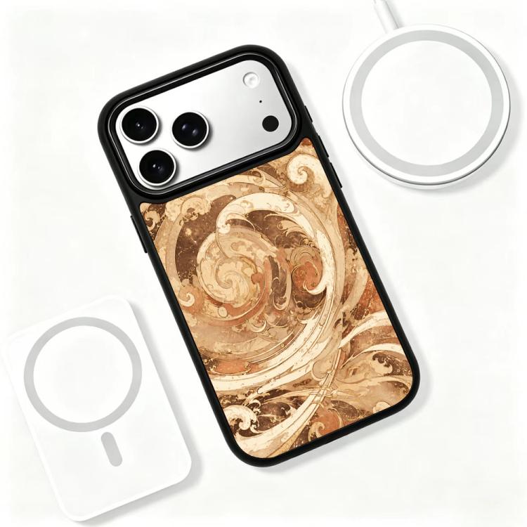 Custodia magnetica in silicone per iPhone 17 Pro Max serie Earth Series