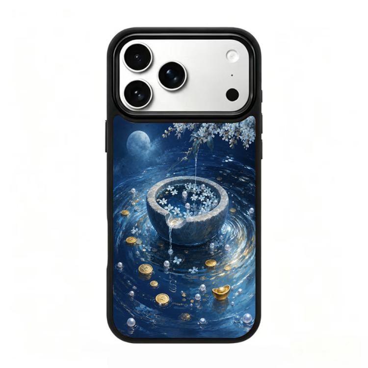 Custodia magnetica in silicone con protezione per iPhone 17 Pro Max