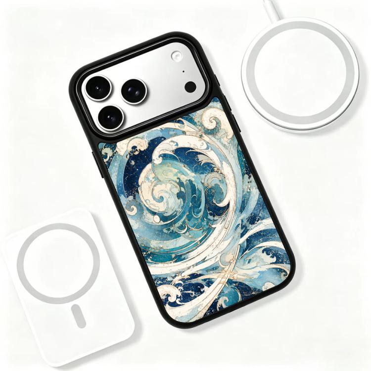 Custodia magnetica in silicone con protezione per iPhone 17 Pro Max