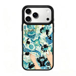 Custodia magnetica in silicone con protezione per iPhone 17 Pro Max