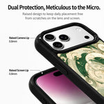Custodia magnetica in silicone per iPhone 17 Pro Max Wood Series