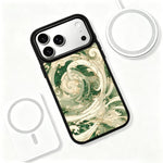 Custodia magnetica in silicone per iPhone 17 Pro Max Wood Series