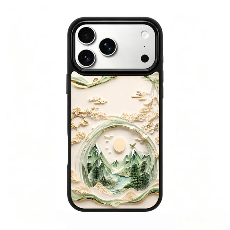 Custodia magnetica in silicone per iPhone 17 Pro Max Wood Series