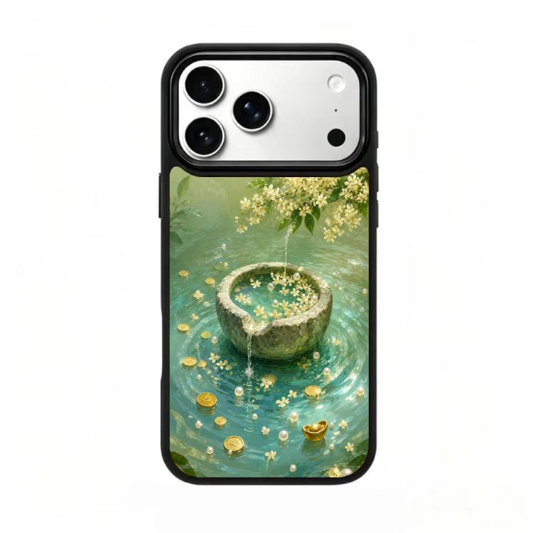 Custodia magnetica in silicone per iPhone 17 Pro Max Wood Series