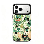 Custodia magnetica in silicone per iPhone 17 Pro Max Wood Series