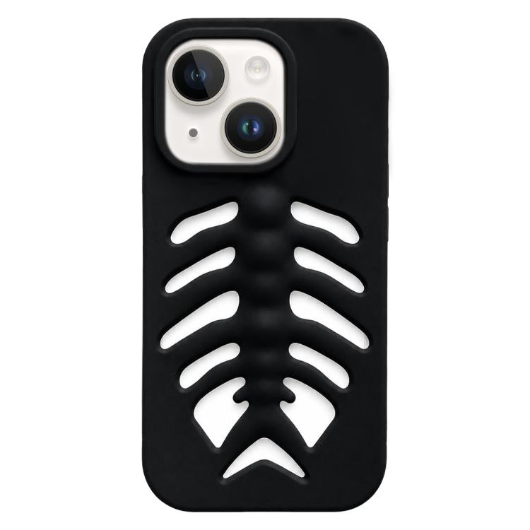 Custodia in silicone a lisca di pesce per iPhone 12-14