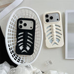 Custodia in silicone a lisca di pesce per iPhone 12-14