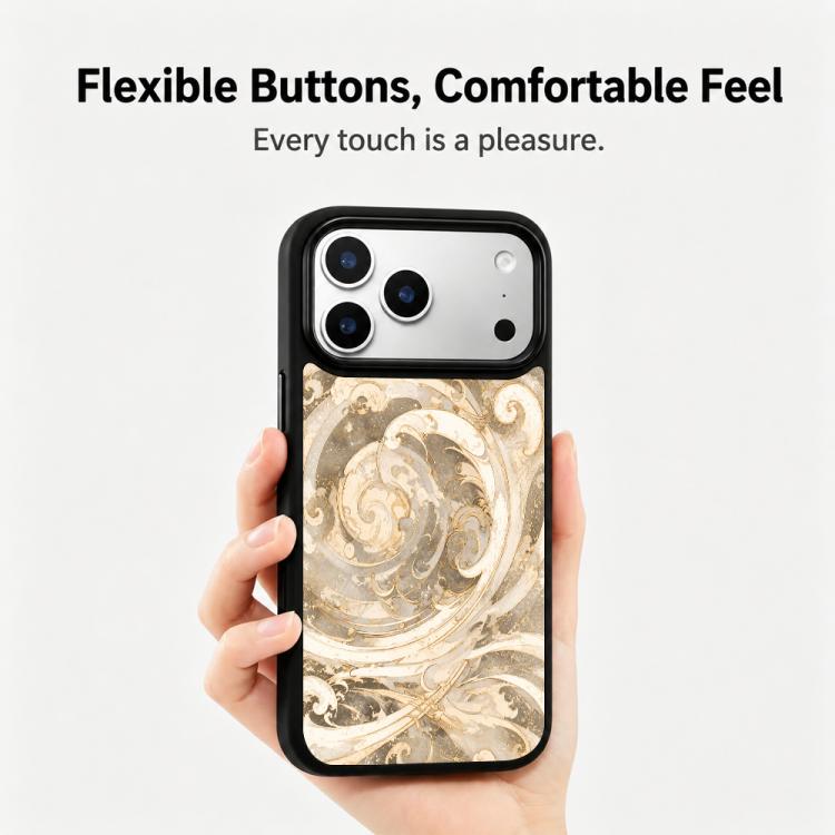 Custodia magnetica in silicone con airbag per iPhone 17 Pro Max