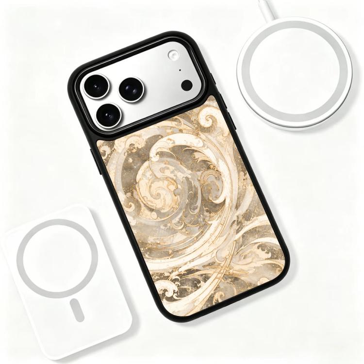 Custodia magnetica in silicone con airbag per iPhone 17 Pro Max