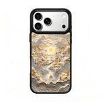 Custodia magnetica in silicone con airbag per iPhone 17 Pro Max