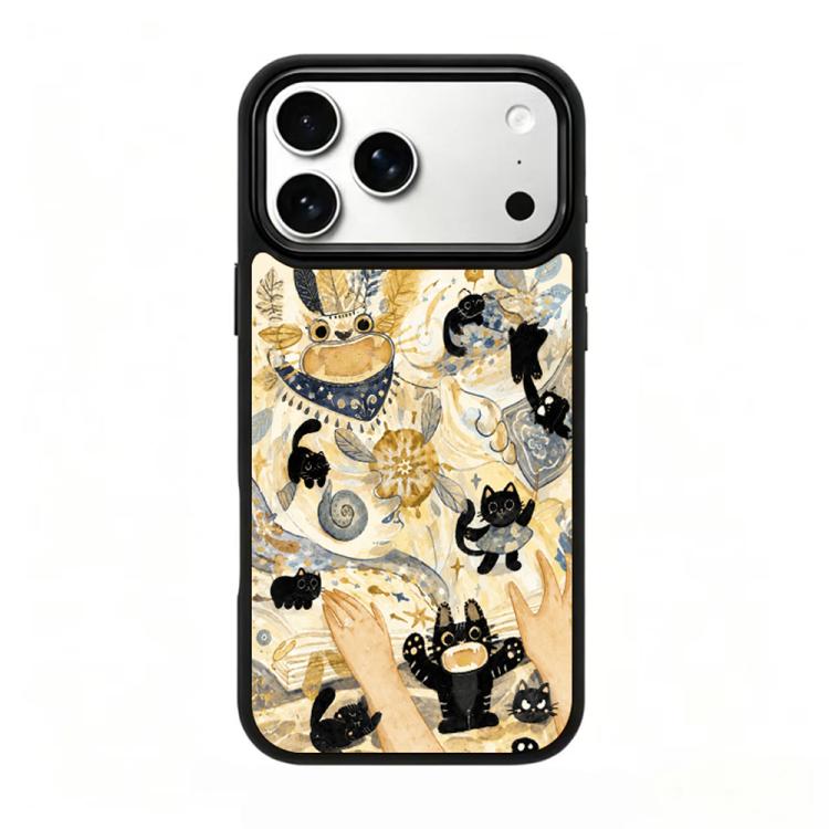 Custodia magnetica in silicone con airbag per iPhone 17 Pro Max