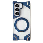 Custodia per telefono trasparente in policarbonato con supporto magnetico senza cornice., For Galaxy Z Fold8 Ultra 5G, For Galaxy Z Fold7 5G