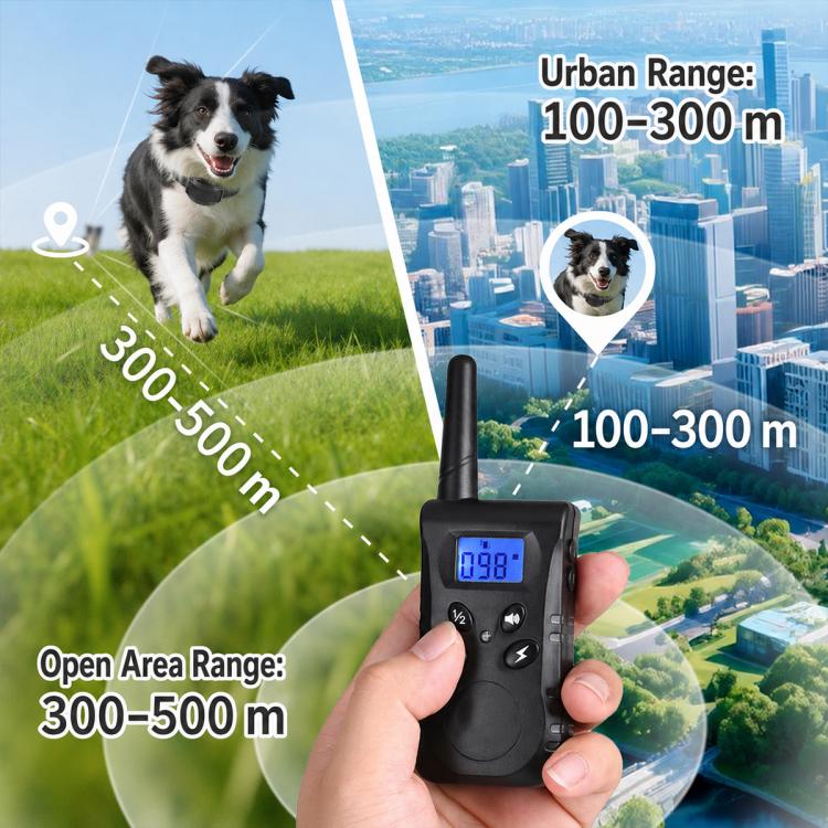 Collare antiabbaio per addestramento cani PaiPaitek PD520S con telecomando., PD520S-1, PD520S-2