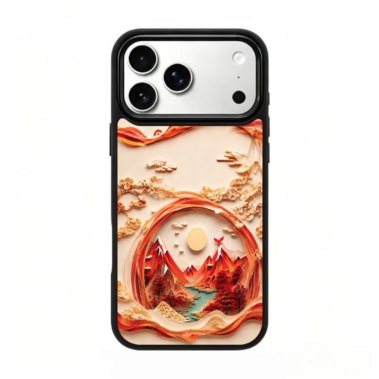 Custodia magnetica in silicone per iPhone 17 Pro Max con protezione airbag