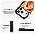 Custodia magnetica in silicone per iPhone 17 Pro Max con protezione airbag
