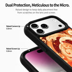 Custodia magnetica in silicone per iPhone 17 Pro Max con protezione airbag
