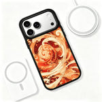 Custodia magnetica in silicone per iPhone 17 Pro Max con protezione airbag