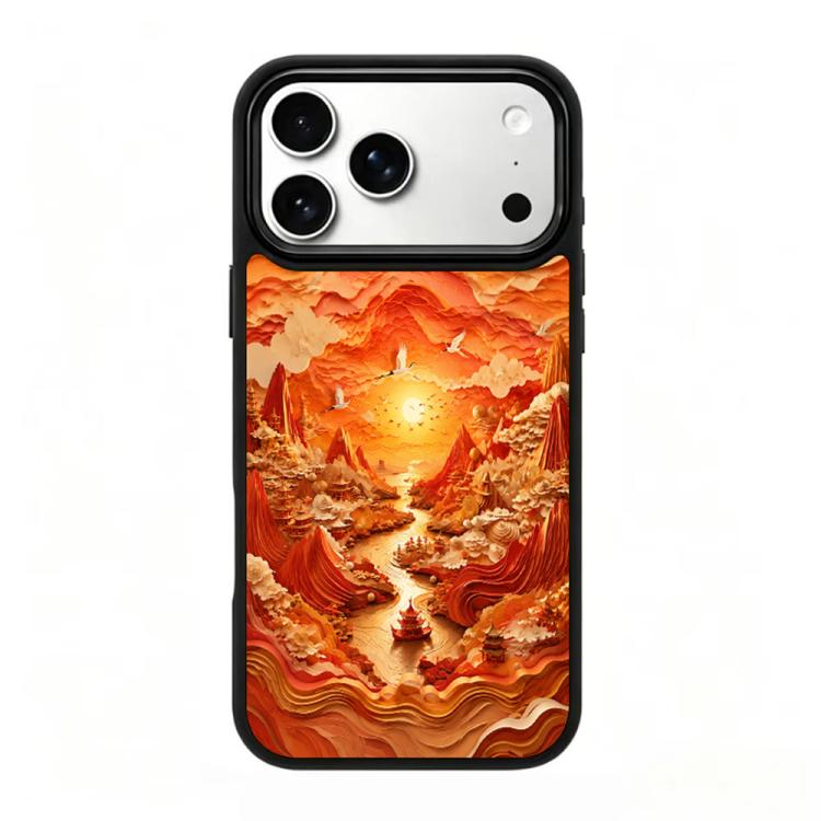 Custodia magnetica in silicone per iPhone 17 Pro Max con protezione airbag