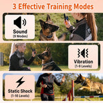 Collare antiabbaio per addestramento cani PaiPaitek PD519-1 con telecomando ultra lungo., PD519-1