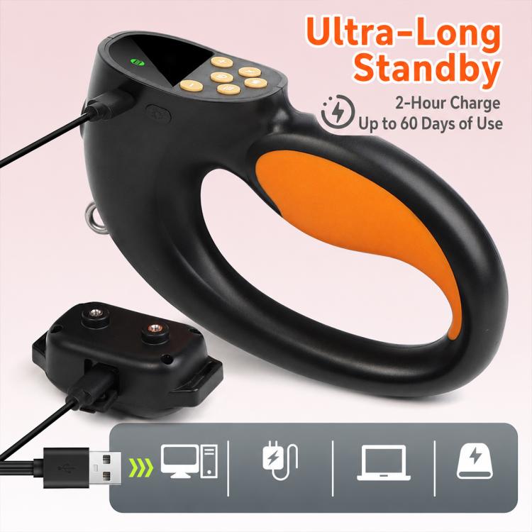 Guinzaglio intelligente anti-strattoni PaiPaitek PD810, dispositivo di addestramento per animali domestici, collare anti-abbaio, PD810