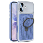 Custodia per telefono Armor Shield con rete di raffreddamento e supporto magnetico, con pellicola protettiva per l'obiettivo., For iPhone 17 Pro Max, For iPhone 17 Pro, For iPhone 17, For iPhone 16 Pro Max