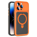 Custodia Armor Shield con rete di raffreddamento e supporto magnetico per iPhone