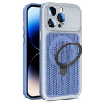 Custodia Armor Shield con rete di raffreddamento e supporto magnetico per iPhone