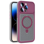 Custodia Armor Shield con rete di raffreddamento e supporto magnetico per iPhone