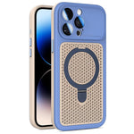 Custodia Armor Shield con rete di raffreddamento e supporto magnetico per iPhone