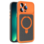 Custodia Armor Shield con rete di raffreddamento e supporto magnetico per iPhone