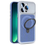 Custodia Armor Shield con rete di raffreddamento e supporto magnetico per iPhone