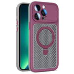Custodia Armor Shield con rete di raffreddamento e supporto magnetico per iPhone