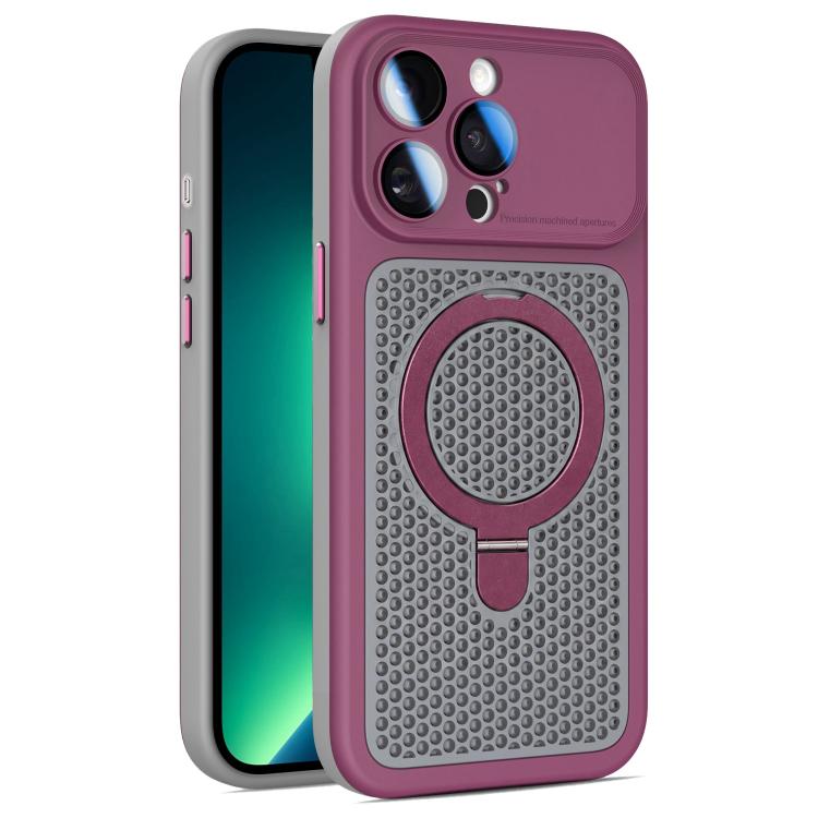 Custodia Armor Shield con rete di raffreddamento e supporto magnetico per iPhone