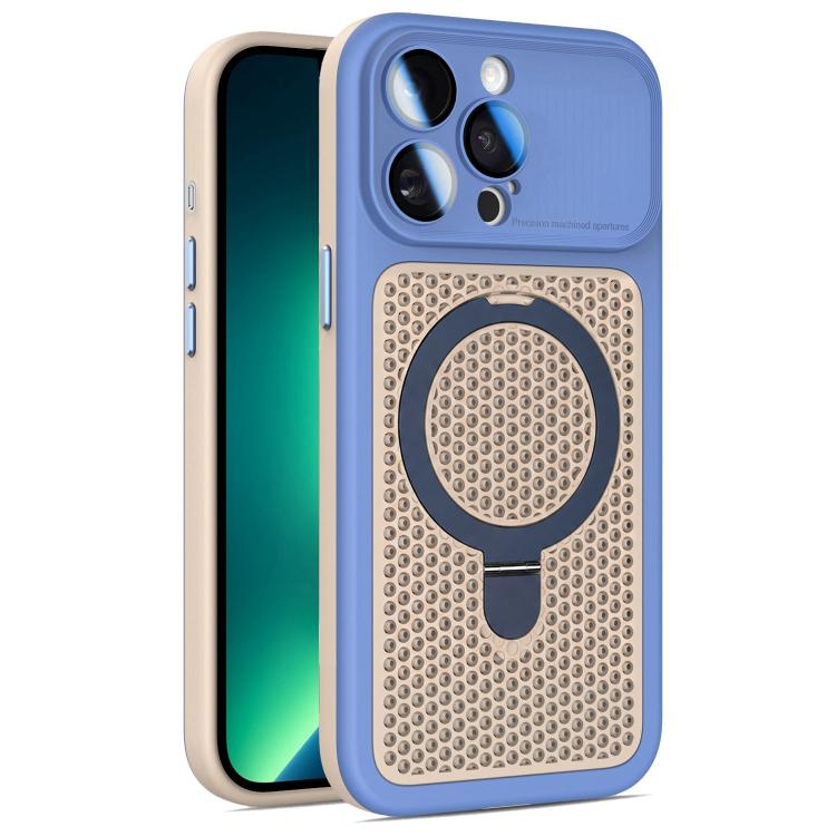 Custodia Armor Shield con rete di raffreddamento e supporto magnetico per iPhone