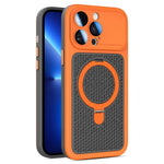 Custodia Armor Shield con rete di raffreddamento e supporto magnetico per iPhone