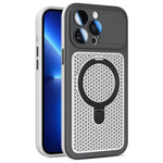 Custodia Armor Shield con rete di raffreddamento e supporto magnetico per iPhone