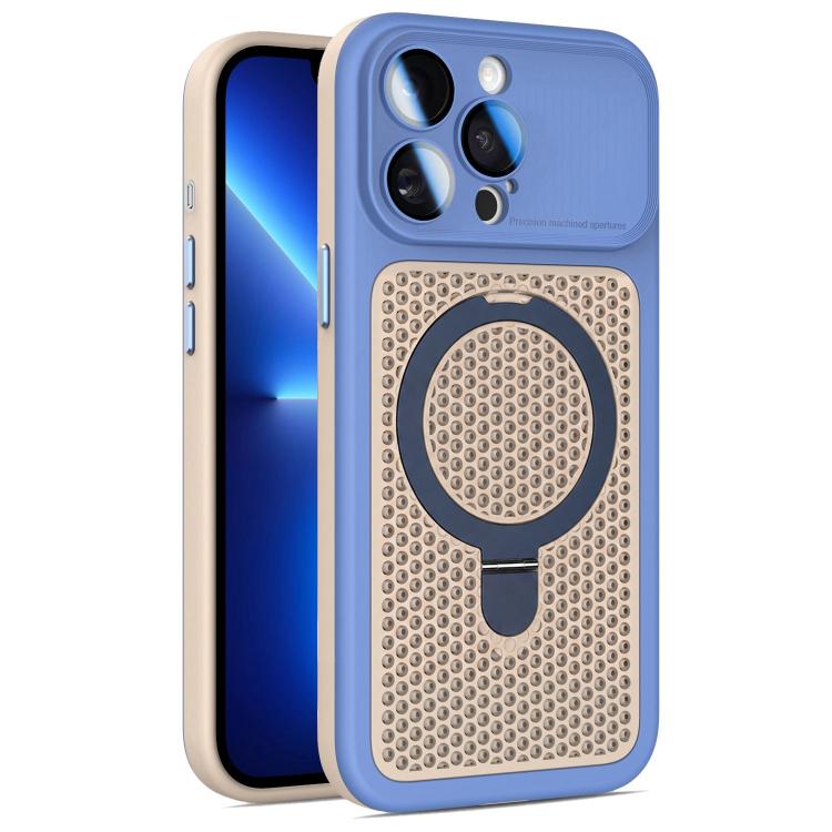 Custodia Armor Shield con rete di raffreddamento e supporto magnetico per iPhone