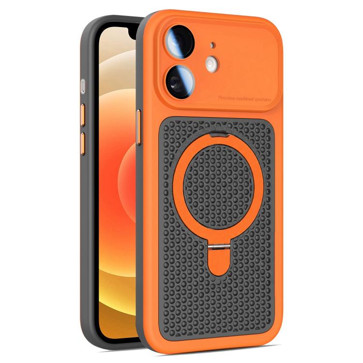 Custodia Armor Shield con rete di raffreddamento e supporto magnetico per iPhone