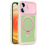 Custodia Armor Shield con rete di raffreddamento e supporto magnetico per iPhone