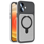 Custodia Armor Shield con rete di raffreddamento e supporto magnetico per iPhone